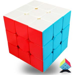 INTEGEAR Speed Cube 3x3 Stickerless with Stand and Tutorial  Easy Turning, Smooth Play, Durable Magic Puzzle Toy for Kids and Adults INTEGEAR Speed Cube 3x3 Stickerless with Stand and Tutorial  Easy Turning, Smooth Play, Durable Magic Puzzle Toy for Kids and Adults