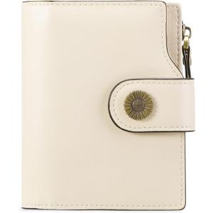 FALAN MULE Small Wallet for Women Leather Bifold Compact Small Womens Wallet with RFID Blocking