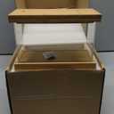 Bamboo Food Dispenser | Kitchen Organizers and Storage | Airtight Pantry Organizers and Storage Container | Cereal, Rice, Flour, Snack Storage (2, Small)