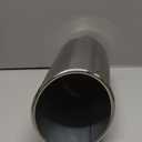 Exhaust Tip 3" Inlet 5" Outlet 12" Long, High Performance Stainless Steel, Rustproof Polished Finish, Rolled Angle Cut, Bolt-On Diesel Tail Pipe, Universal for Car Truck