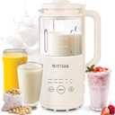 SUSTEAS 10 in 1 Nut Milk Maker Machine, 34oz Soy Milk Maker for Almond/Oat/Soy Milk, Juice, Milkshake, Rice Paste, No Filtering Needed, Almond Cow Milk Machine Maker with Self Cleaning, Beige