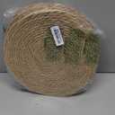 13 in Round Woven Placemats Plate Chargers Set of 10, Boho Farmhouse Rustic Woven Place Mats for Dining Table Decor, Rattan Wicker Table Mats Jute Braided Chargers for Dinner Plates