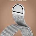 Stainless Steel Magnetic Loop Compatible with Apple Watch Band 41/40/38/49/46/45/44/42mm Women Mesh Celtic Knot Dressy Strap for iWatch Series 11/10/9/8/7/6/5/4/3/2/1/SE & Ultra(1/2/3)