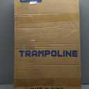 CLORIS 40in Folding Trampoline Trampoline Rebounder Trampoline Fitness Trampoline with Adjustable Foam Handle, with safty Padded Cover Best Gift  (Red) 