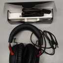 HyperX Cloud III – Wired Gaming Headset, PC, PS5, Xbox Series X|S, Angled 53mm Drivers, DTS Spatial Audio, Memory Foam, Durable Frame, UltraClear 10mm Mic, USBC, USBA, 3.5mm – Black/Red