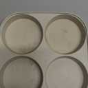 Egg Pan 4 Cup Nonstick Frying Omelette Pan No Lid Breakfast Skillet for Eggs Pancake White