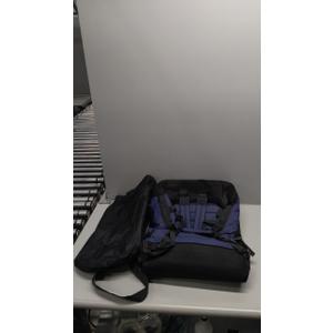 Rolling Duffle Bag with Wheels,86L 30”Carry on Luggage with Wheels,Folding Travel Bag,Duffle Backpack with Separate Shoe Compartment (dark blue)