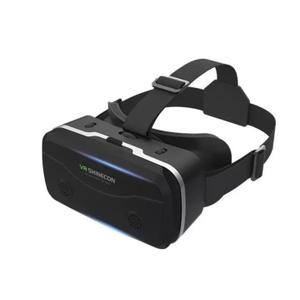 VR Headset for Smartphones 4.7-7 Inch with Bluetooth Controller, Aspheric HD Lens, Adjustable Focus & IPD, Ventilated Design