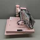 VEVOR Heat Press Machine 15x15 inch, Heat Press Machine for T-Shirts, 5 in 1 Heat Press with 30 OZ Tumbler Press, Combo Tumbler Heat Press Machine Sublimation for Hat Cap Mug Plate, Pink