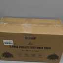 Set of 2 Pre-lit Artificial Christmas Trees with 60 Multi-Color LED Lights, Golden & Red Berries, Cones, Battery Operated Lighted Front Porch Urn Filler Outdoor Christmas Decorations