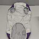 Dog Winter Jacket Cozy Reflective Waterproof Windproof Warm Pet Garment,Comfortable Cold Weather Fleece Apparel Outfits with Zipper Closure for Small Medium Large Dogs Puppy Walking,XXX-Large (Purple)