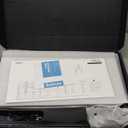 SABLUTE Wireless Keyboard and Mouse Combo, Rechargeable 4000mAh Light up Quiet Keyboard with Wrist Rest & Phone Holder, Ergonomic Silent Typing for PC/Mac/Laptop/Windows/Chrome OS (Black)