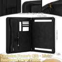 Fuyoooo 3 Pcs Father's Day Christian Gifts for Church Men Pastor's Appreciation Gifts Leather Bible Verse Portfolio Scripture Notebook Bible Pen Religious Portfolio for Pastor Ordained Minister