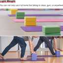 uxcell Yoga Block-Light Weight High-Density EVA Foam Brick for Beginners, Yogis, Pilates, Meditation (Pink)