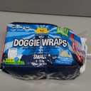 Bodhi Dog Disposable Male Dog Diapers - Super Absorbent, Leak-Proof Pee Wraps - Adjustable Fit, Comfortable Design, Advanced Moisture Control, and Wetness Indicator - Small (20 Count)