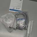 6-Setting Filtered Handheld Shower Head, JDO High Pressure Shower Head with Replaceable Filter Cartridge 4.7 Inch Detachable Showerhead for Chlorine Hard Water Removal 59 Inch Stainless Steel Hose (Chrome)