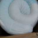 Sweetcrispy Mattress Topper Queen, 4 Inch Thick Memory Foam Gel Infused Cooling Toppers Pad for Queen Size Bed, Sleeper Sofa, RV, Camper, CertiPUR US Certified, Ventilated and Breathable, Blue