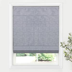 LazBlinds Cordless Roman Shades for Windows, 32" W × 60" H, Grey