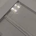  Bathroom Cabinet Over Toilet, Bathroom Storage Cabinet with Glass Doors and Adjustable Shelves, Over The Toilet Storage Cabinet, White And Brown, 