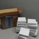 GEFTOL Jewelry Gift Boxes 18 Pack 3.5x3.5x1 Inch Cardboard Jewelry Boxes, Small Gift Boxes for Jewelry Earrings Necklaces Handmade Bangles Bracelets (White)