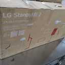 LG 27-Inch StanbyME 2 with Folio Cover, Portable Touch Screen, Dolby Vision, HDR10, Filmmaker Mode, Built-in Battery, Full Swivel Rotation (27LX6TYGA, 2025)