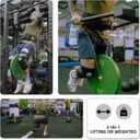 2-in-1 Weightlifting Belt & Dip Belt with Chain for Added Weight Training,Weightlifting, Squats, Deadlifts,Powerlifting for Men & Women (Medium, Black/Grey)