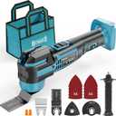 Cordless Oscillating Tool Compatible with Makita 18V Battery(Not Include Battery), 21,000 OPM Brushless 18V Oscillating Multi-tool with 6 Speed, LED Light, DIYtoolifz 4.5 Oscillating Tool for Cutting