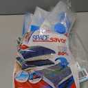 6 Pack Medium Vacuum Storage Bags for Comforters, Blankets & Clothes – Vacuum Sealed Compression Bags with Hand Pump – Space Saver Storage Bags for Bedding, Moving, Travel & Organization