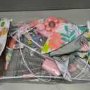 Bright Starts Baby Bouncer Soothing Vibrations Infant Seat - Removable-Toy Bar, Nonslip Feet, 0-6 Months Up to 20 lbs (Flamingo Vibes, Pink)