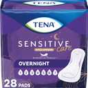 TENA Sensitive Care, Overnight Dry-Fast Core Adult Female Bladder Control Pads, 28 Count, 3 Pack
