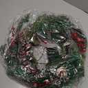 Winemana 6 FT Pre-lit Artificial Christmas Garland with 20 LED Lights, Battery Powered with Pine Cones, Red Berries, Pine Needles, Lighted Christmas Garlands for Fireplace Mantle Holiday Decorations