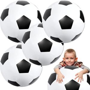 Giant Inflatable Soccer Ball 27 Inch Large Beach Balls Bulk Pool Toys Beach Toys Beach Party Decoration for Water Sports Games Party Supplies
