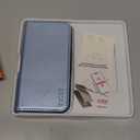 TUCCH Wallet Case for iPhone 16, Kickstand PU Leather Flip Folio Cover 3 Credit Card Holder RFID Blocking [Shockproof TPU Interior Case] Compatible with iPhone 16 5G 2024, Pearly Light Blue