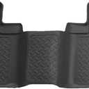 Husky Liners Classic Style Floor Mats | Fits 2001-2003 Ford F-150, SuperCrew (Crew Cab), Will NOT Fit SuperCab (EXT Cab) | 2nd Row, 2-pc Black - 63051