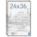 MCS Original Poster Frame 24x36 Black Lightweight Vertical & Horizontal Wall Hanging Large Picture Frame for Posters, Art Prints & Gallery Wall (2-Pack)