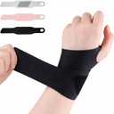 Wrap 2026 New Adjustable Wrist Wrap Support, Loop Closure, Flexible Wrist Stabilizer Sports Fitness Gymnastics Protective, Fit Left or Right Hand for Men and Women (Pink)