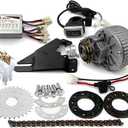 450 W Electric Bicycle Left Drive Conversion Installation kit can fit Most of The Usual Bicycle use Spoke Chain Wheel Chain Drive for City Bicycles (36V Thumb Kit)