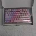 YUNZII 140 Keys MOA Keycaps, Dye-Sublimation PBT Custom Keycap Set for MOA Profile, Cute Purple Gradient Keycap for MX Switches Mechanical Gaming Keyboard(Purple)