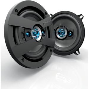 Scosche HD5254 - High-Performance 5.25" 4-Way Full Range Car Door Speakers Set for Enhanced Car Audio Experience - 160 Watts Max - Fits Most 5 1/4" Factory Locations - 1 Pair
