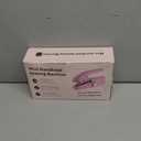 Handheld Sewing Machine for Beginners, Portable Mini Sewing Machine with Two Speed Modes, Easy to Operate and Fast Stitch Suitable for Clothes, Fabrics and Quick Home Repairs (Pink)