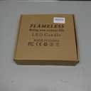 Flameless LED Pillar Candles with Remote Control and Timer, Battery Operated Flickering Electric Candles Set of 5, Crackle Design for Home Decor Wedding Party(D2.2'' x H5''/5''/6''/7''/8'')