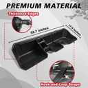 VaultsOnWheels Under Seat Storage Box Fit for 2026 2025 2024 Tesla Cybertruck Accessories, Console Organizer Truck Tool Box Custom Fit Detachable Underseat Organizer