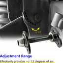 Camber Bolts Kit for Chevy Silverado 1500 2500 3500 GMC Sierra 1500 2500 3500 2WD 4WD; 4 Pcs Caster/Camber Alignment Bolt