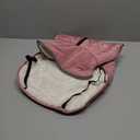 iBuddy Dog Winter Jacket for X-Large Dogs, Easy on Dog Fleece Snow Coat Velcro Waterproof Pet Puffer Coat with Harness Hole Adjustable Reflective Quilted Pet Cold Weather Vest for Girl Female (Pink,XL)