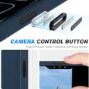 SHIELDON Genuine Leather Case for iPhone 17 Pro Max 6.9" 2025, [Camera Button Updated], Compatible with Magsafe, Magnetic Wireless Charging, Slim Fit, Non-Slip, Anti-Scratch, Shockproof - Navy Blue