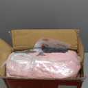 MAXYOYO Kids Bean Bag Chair, Floral Shaped Bean Bag Sofa, Plush Faux Fur Toddler Couch with Petal Backrest for Boys Girls, Stuffed Cozy Sofa for Nursery, Bedroom, Pink