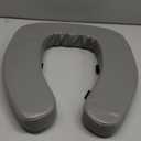 Soft Padded Toilet Seat Cushion with 2-Inch High-Density Foam & Waterproof PU Fabric, U-Shape Padded Toilet Cushion - Secure Hook & Loop Tape, Fits Standard/Elongated Toilets (Grey) (Gray)