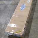 Rolanstar Queen Size Bed Frame with LED Light and Charging Station, Upholstered Headboard and Footboard, Metal Slat, Noise Free, Easy Assembly, Golden