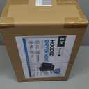 8" Black Dryer Vent Cover - 304 Stainless Steel Wall Cap, Screen and Damper