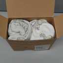 2-Pack Mini Crib Sheets Fitted - 38x26 Pack N Play Sheets for Pack and Play Mattress, Organic Cotton, Soft & Breathable Playard Bedding, Neutral Mini Toddler Bed Cover for Boys, Girls (Elly)